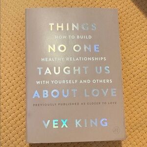 "Things No One Taught Us About Love" — Pink Softback Book
